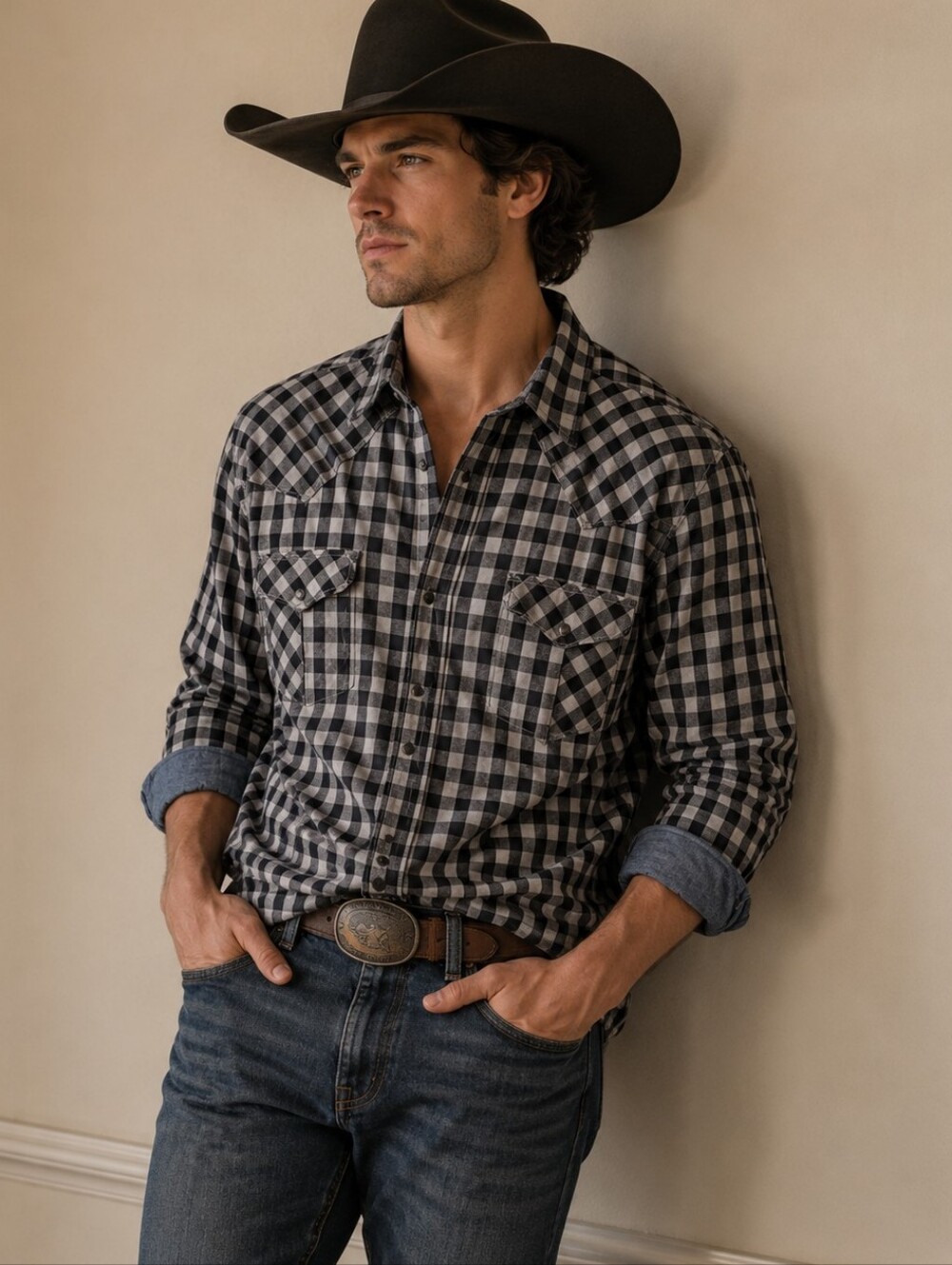 Cody James Sawmill‎ Buffalo Check Snap Western Flannel Shirt Men XL Boot Barn